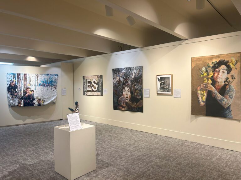 SAQA Global Exhibition Aviary (at Brigham City Museum of Art & History)