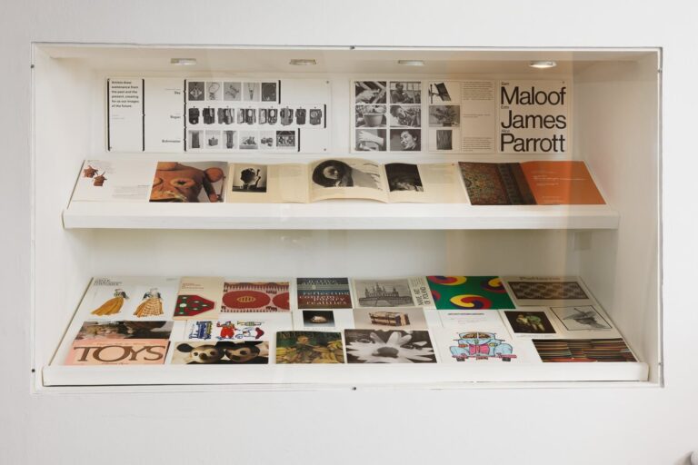 Craft Contemporary History and Legacy Display Case Craft Contemporary History and Legacy Display, 2025. Photo courtesy of Craft Contemporary, Los Angeles. Exhibition Installation Image: Marc Walker.