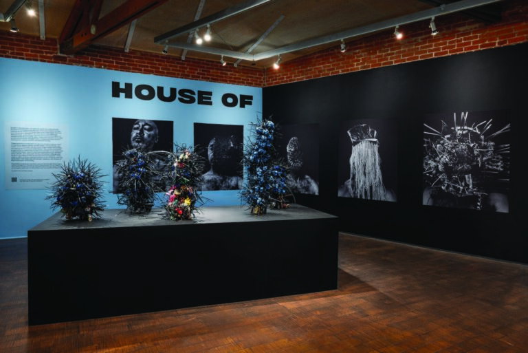 Ramekon O'Arwisters: HOUSE OF Ramekon O'Awisters: HOUSE OF installation view, 2025. Photo courtesy of Craft Contemporary, Los Angeles. Exhibition Installation Image: Marc Walker.
