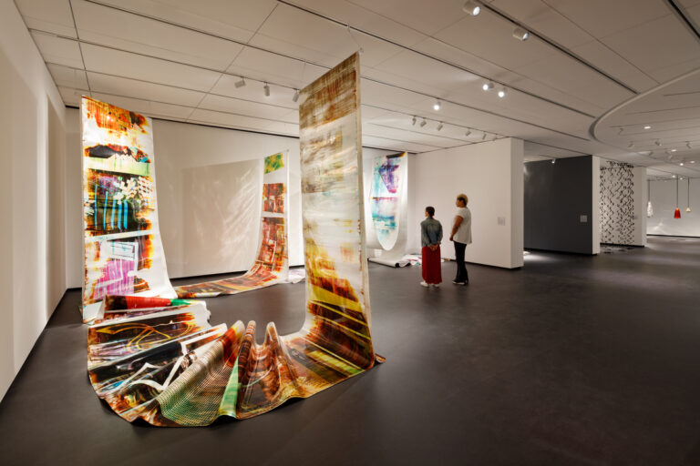 Installation view of Mariah Robertson's 9 (2011), featured in The Sky's the Limit at the National Museum of Women in the Arts; Photo by Jennifer Hughes for NMWA