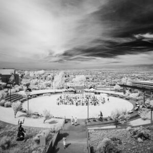 IAIA President’s Convocation in the Dance Circle. Photograph by Jason S. Ordaz