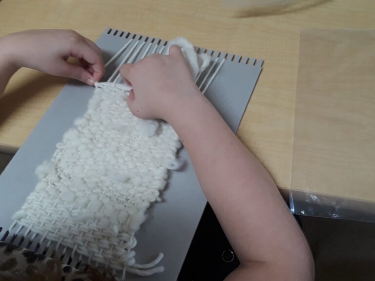 3rd grade spun and woven. Elizabeth Seward