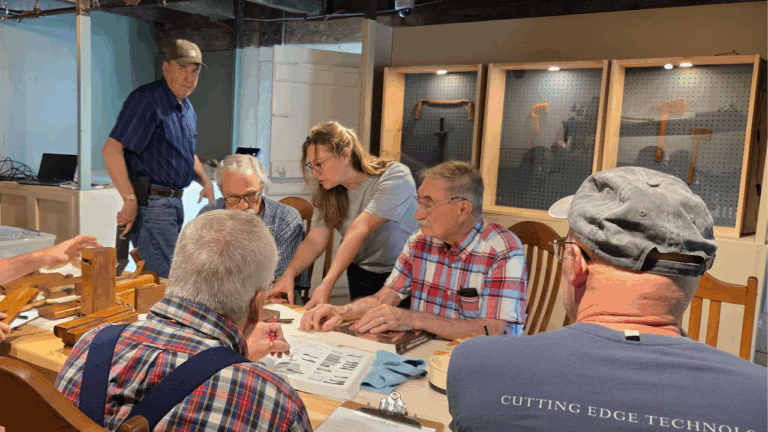 Ask A Curator in the ArtifactLAB. Red Mill Museum Village