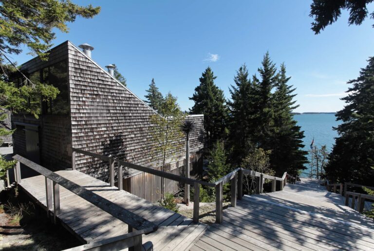 Metals studio and central staircase. Photo by JT Loomis. Image courtesy of Haystack Mountain School of Crafts.