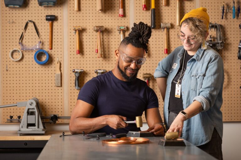 AMFA Windgate Art School Metalsmithing Demonstration AMFA Windgate Art School Metalsmithing Demonstration. Photo Credit: Jason Masters