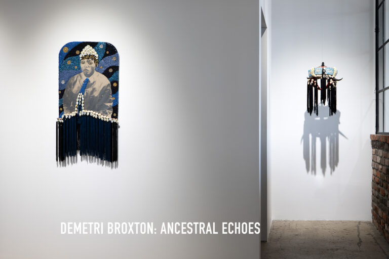 Demetri Broxton: Ancestral Echoes Demetri Broxton: Ancestral Echoes. photo: Patricia Sweetow Gallery