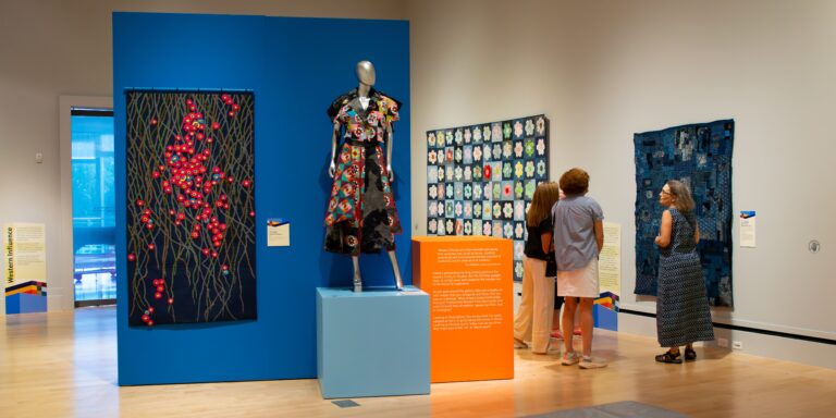 Chinese Quilts Today exhibition of contemporary quilts at the International Quilt Museum, Lincoln, NE.. Photo by Jackson Wilde