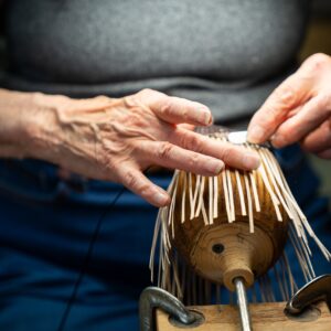 League of NH Craftsmen - Hands of Basketmaker Sharon Dugan. Windwood Productions, LLC