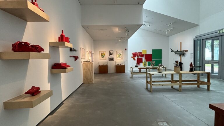 Art, Architecture, and Ideas: Frank Gehry & Robert Tannen Exhibition. Photograph courtesy of the Ohr-O'Keefe Museum of Art