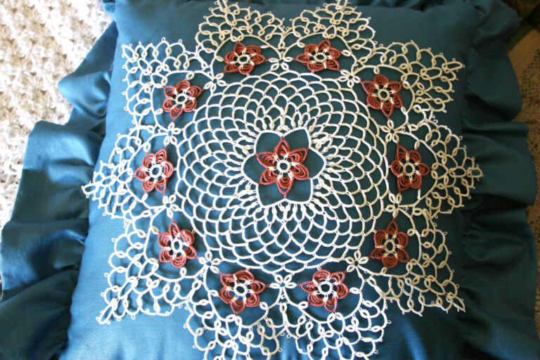 Handmade doily by Joy Cornia. Handmade doily by Joy Cornia. Lisa Duskin-Geode