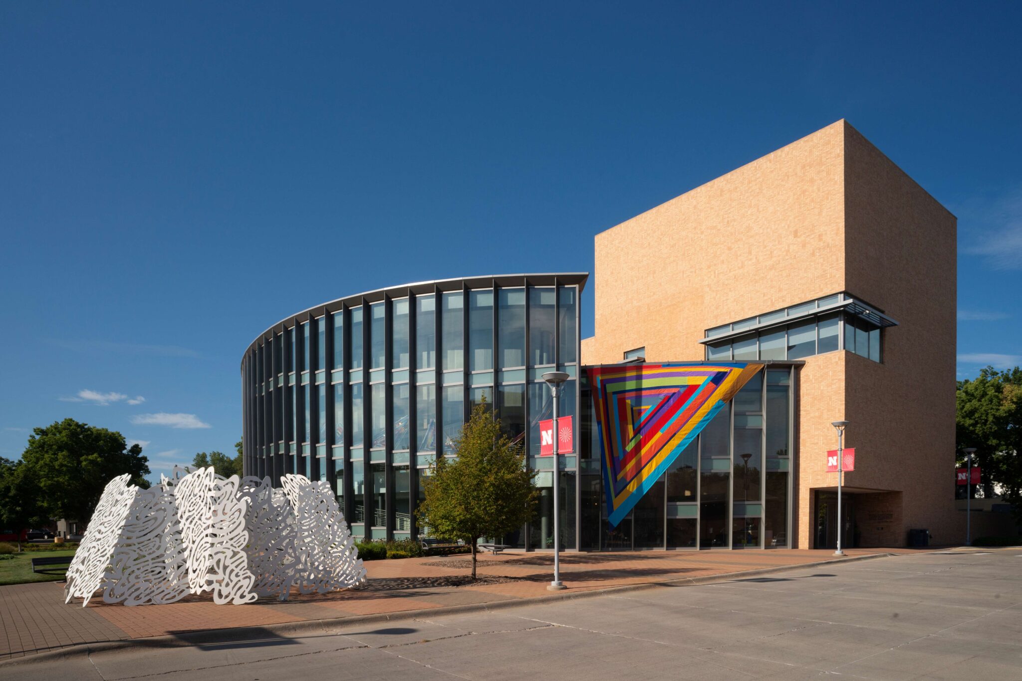 The beautifully designed International Quilt Museum, Lincoln, NE. Photo by Larry Gawell
