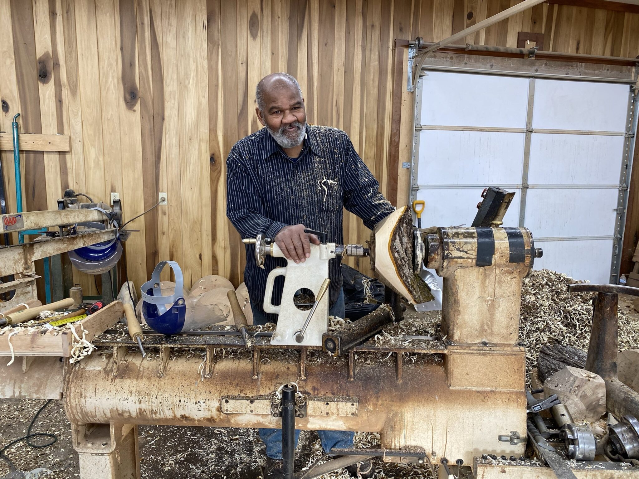 Nathan Favors, woodturner, Bakersville, NC.