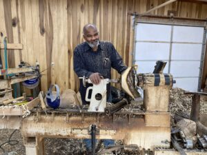 Nathan Favors, woodturner, Bakersville, NC.