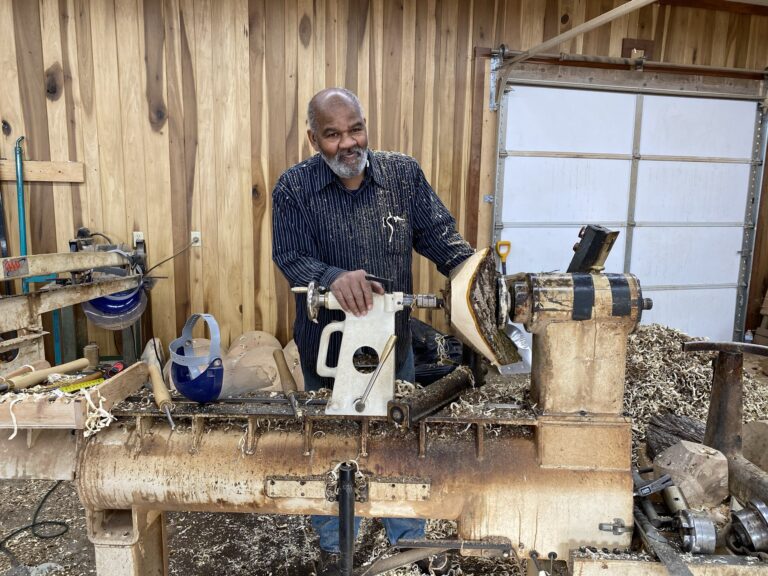 Nathan Favors, woodturner, Bakersville, NC.