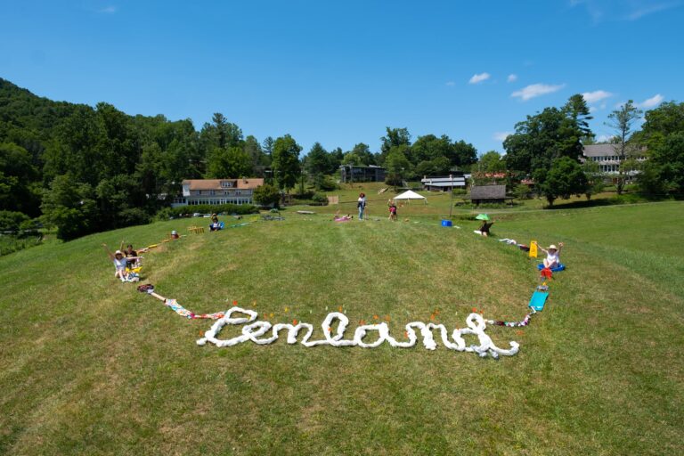 Installation on the knoll at Penland School of Craft Installation on the knoll at Penland School of Craft. Penland School