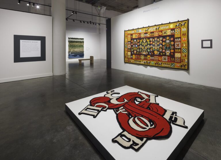 Installation view, "Rug Life", 2024. Museum of Craft and Design. Image courtesy of Henrik Kam.