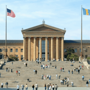 Philadelphia Museum of Art, East Entrance. Philadelphia Museum of Art