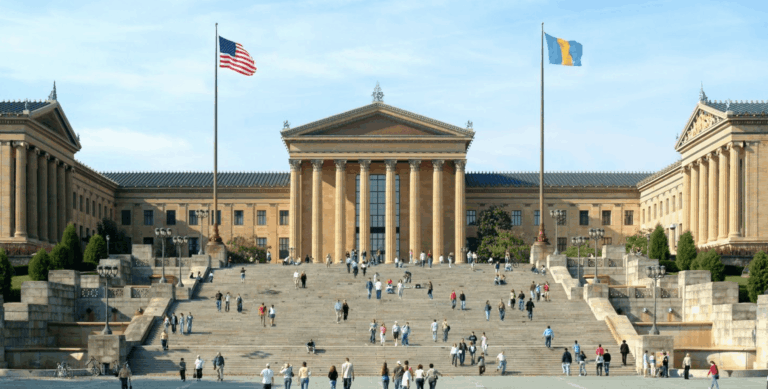 Philadelphia Museum of Art, East Entrance. Philadelphia Museum of Art