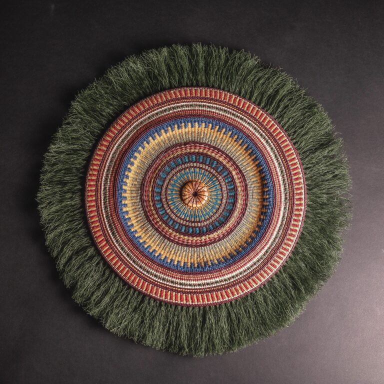 Woven Mandala by Jennifer Tang Limon. Photo by Sona Kechiyants
