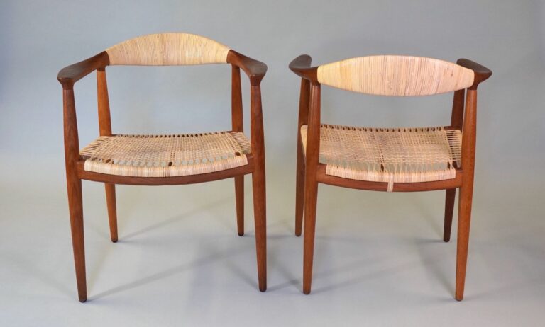 The-Chair-Wegner-Silver-River-Chairs-Handwork-2026 Wegner's The Chair woven by Brandy Clements. David Klingler