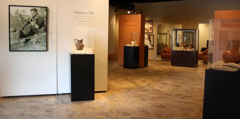 Image of the Lindsay Pettus Gallery at the NASC. Native American Studies Center at USC Lancaster