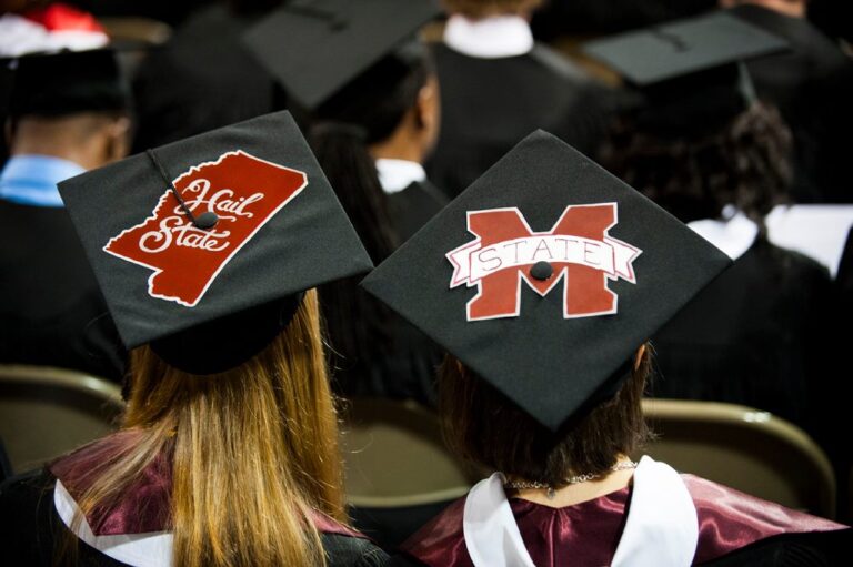 Proud graduates. Mississippi State University