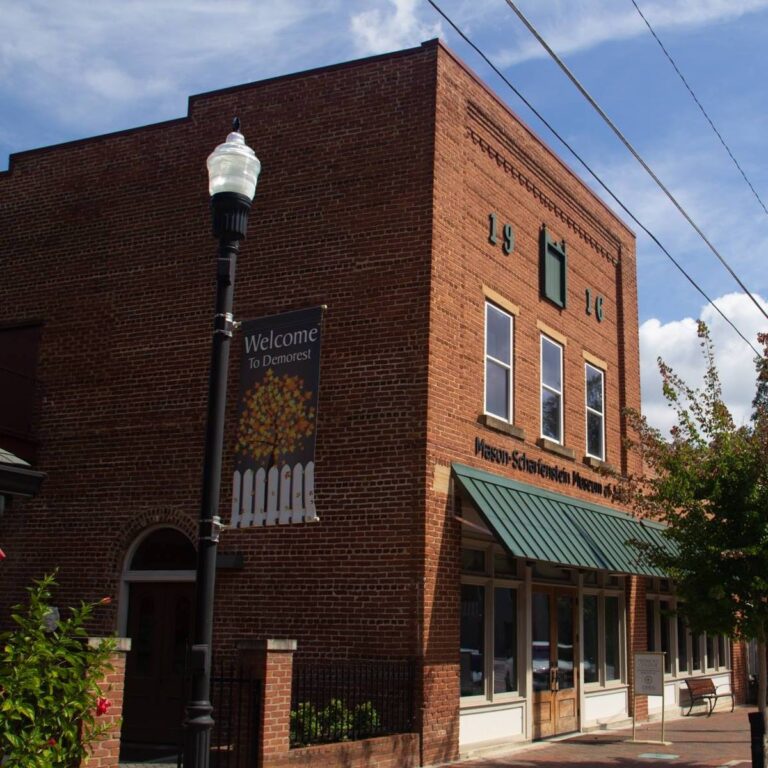 The Mason-Scharfenstein Museum of Art is located in a historic storefront in downtown Demorest, Georgia. The Mason-Scharfenstein Museum of Art is located in a historic storefront in downtown Demorest, Georgia. Breanne Kendall/Piedmont University