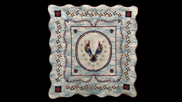 Nebraska State Quilt Guild 2026 Raffle Quilt. Jan Sears