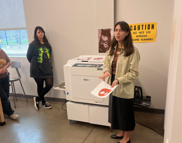 Riso workshop with Olivia Fredricks. Jay Fox