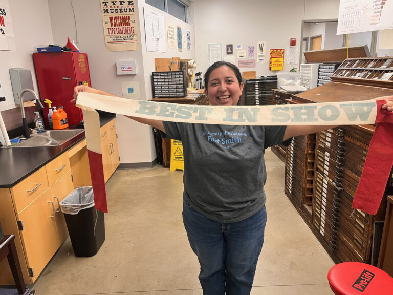 Best in Show letterpress printed sash for costume contest. Jay Fox