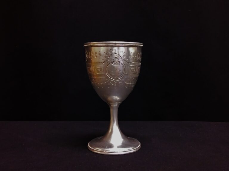 John Wesley, the founder of the Methodist movement, gave this chalice to Francis Asbury, one of his first lay preachers selected to evangelize in America, in 1785. John Wesley, the founder of the Methodist movement, gave this chalice to Francis Asbury, one of his first lay preachers selected to evangelize in America, in 1785. HSG Museum & Archives