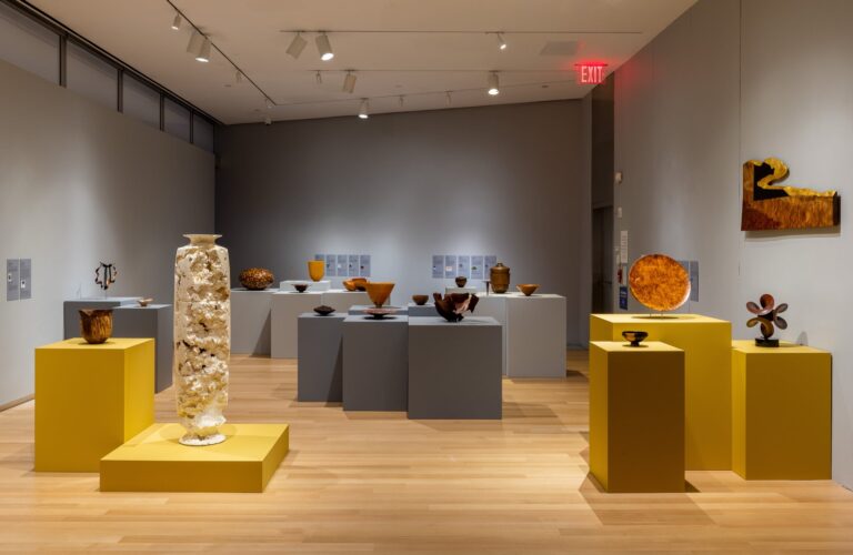Installation view of "Craft Front & Center" at the Museum of Arts and Design, New York, NY (2023–2024). Photo: Jenna Bascom; courtesy Museum of Arts and Design.