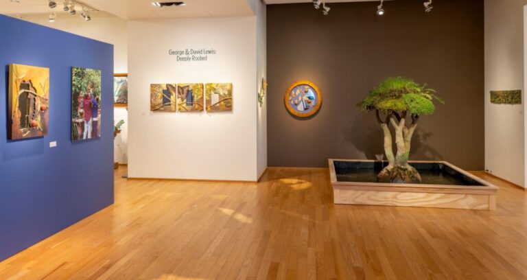 George & David Lewis: Deeply Rooted, exhibition view. Photo by Keith Brofsky