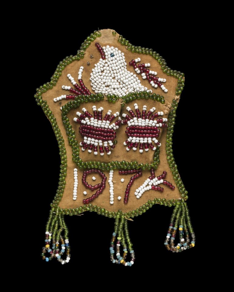 Beaded Match Safe, possibly Chautauqua, NY, about 1917. 96.4.67. Gift of the Stillman Family. Courtesy of Corning Museum of Glass