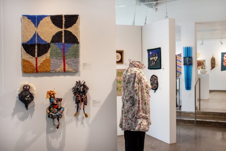 "A Common Thread 2023 featured 166 fiber artworks by Textile Center members, making it the largest year of the exhibition at that time." Textile Center