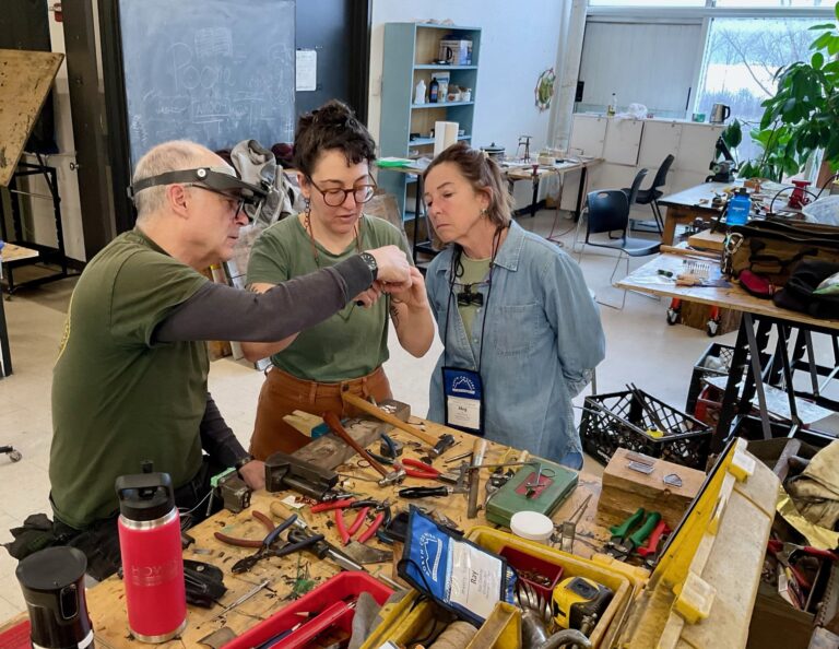 The 2025 steel workshop with Maia Leppo. Jennifer Fels