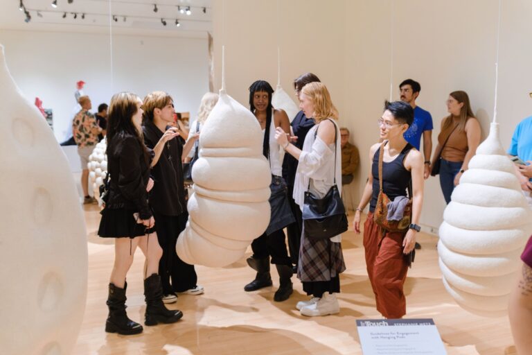 “In Touch” installation by Stephanie Metz "In Touch" installation by Stephanie Metz. Angela Mason