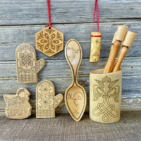 Kolrosing for Christmas. Vesterheim