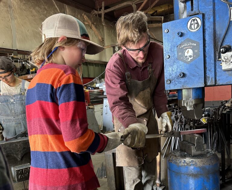 The Learning Council’s Reviving Roots Skill Build Workshops foster community through traditional craft, inclusivity, and shared learning. Based at The Hearth, TLC’s hub for culture and education, the program offers hands-on workshops led by master artists. By encouraging skill transmission and collaborative creation, Reviving Roots ensures the vibrancy of traditional arts, while cultivating reverence for nature, material culture, and community connection. The Learning Council, Paonia