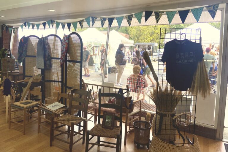 The nation’s only chair weaving school & museum is now open after a long year of Hurricane Helene recovery. See our collection of WNC historical chairs, mid-century modern designs, and the latest acquisition, a NYC subway bench with woven rattan panels! Brandy Clements The nation's only chair weaving school & museum is now open after a long year of Hurricane Helene recovery. See our collection of WNC historical chairs, mid-century modern designs, and the latest acquisition, a NYC subway bench with woven rattan panels! Brandy Clements