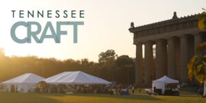 The Tennessee Craft Fair in the warm glow of the sunset At Centennial Park in Nashville, TN. Todd Herzberg