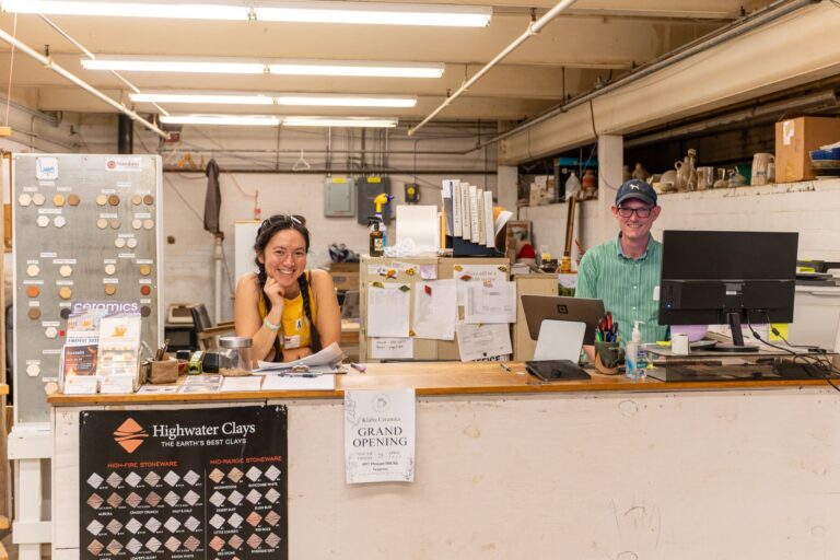 Ryan Osborne, Ceramic Artist and Supply Shop Manager. Ray Im