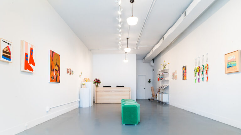 Gallery interior. Courtesy Joy Machine