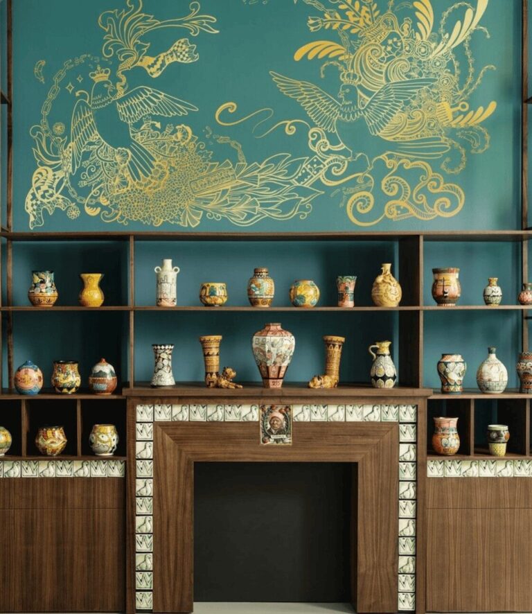 Installation of “Roberto Lugo: The Gilded Ghetto" at R & Company. Joe Kramm