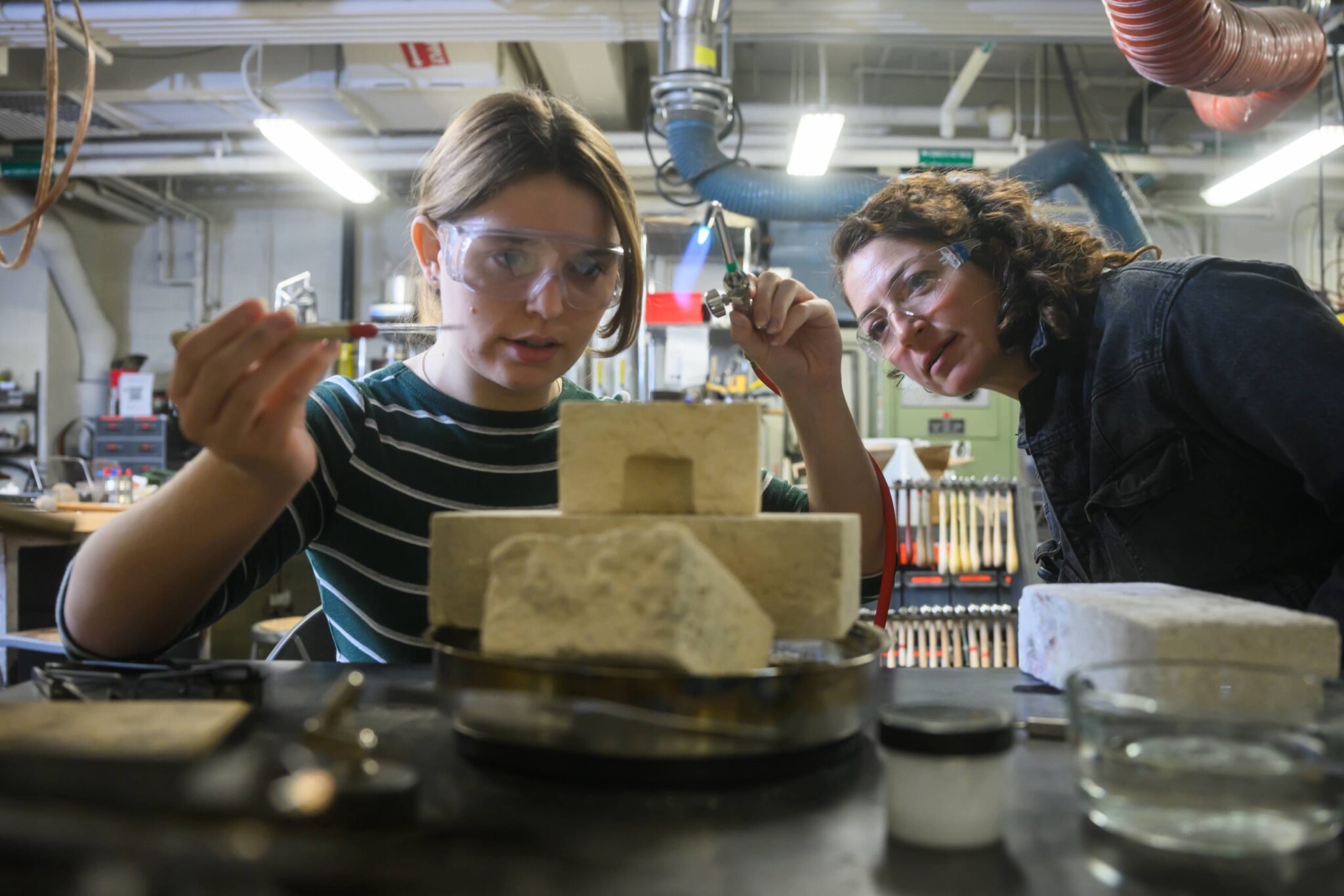 Introduction to Metalsmithing course teaches silver soldering to undergraduate MIT students Introduction to Metalsmithing course teaches silver soldering to undergraduate MIT students. Gretchen Ertl