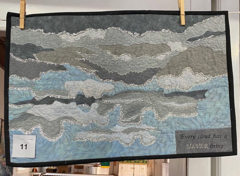 “Every Cloud has a Silver Lining” Idiom Challenge Entry, 2025. Roberta McCaughey