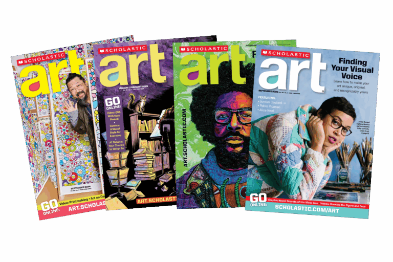 Stay tuned for the May/June 2026 issue of Scholastic Art featuring 250 years of American art and craft. Image courtesy of Scholastic Art.
