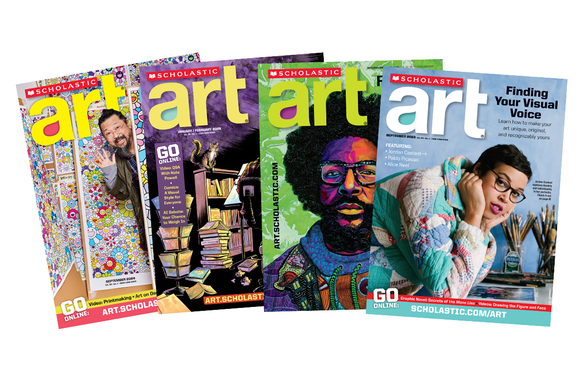 Stay tuned for the May/June 2026 issue of Scholastic Art featuring 250 years of American art and craft. Image courtesy of Scholastic Art.