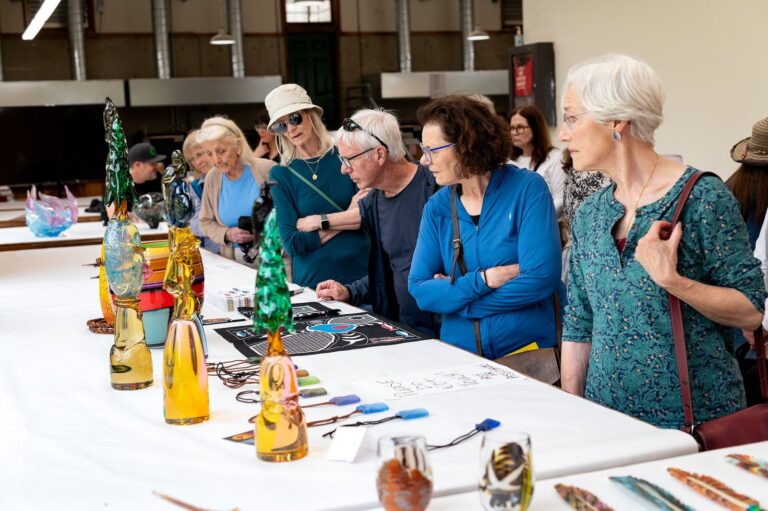 Experience the exquisite glass art made by our demoing artists. Photo courtesy of Pilchuck Glass School Experience the exquisite glass art made by our demoing artists. Photo courtesy of Pilchuck Glass School