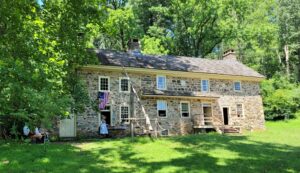 Colonial Farmstead's historic farmhouse, 1690-1790. Bruce Snyder, Colonial Farmstead Volunteer